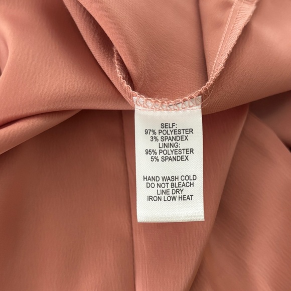 Lulus Quite Likely Rose Pink Satin Asymmetrical Midi Dress Size Small - Picture 7 of 10